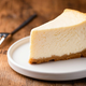 A slice of cheesecake